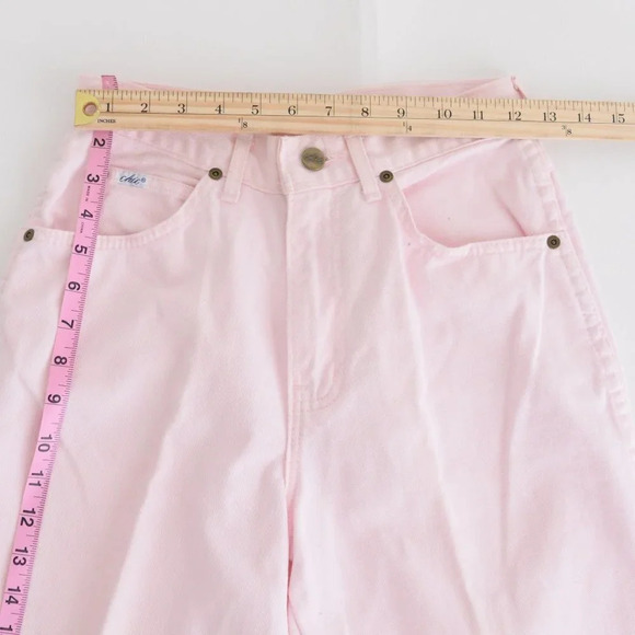Vintage Chic Pink Barbie Tapered Leg  Denim Jeans - Picture 3 of 13